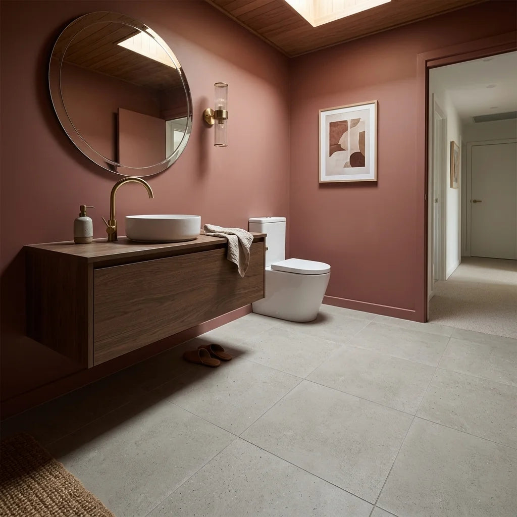 BT4029 EMPORIUM TAUPE 600X600 MATT — powder room
