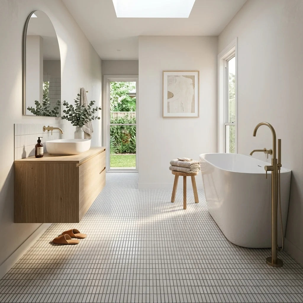BT4036 WHITE MINI KIT KAT 282*30 GLOSS — main bathroom