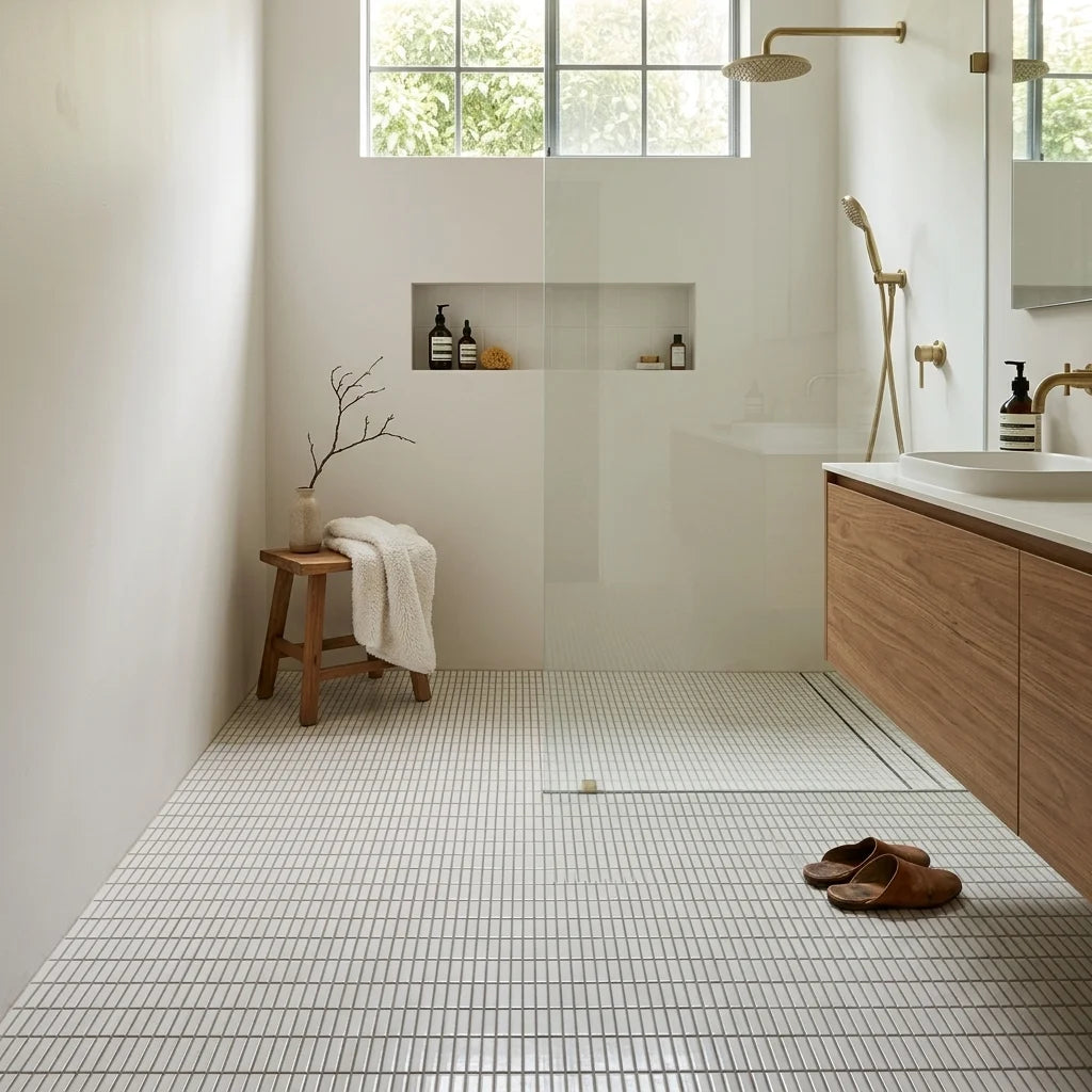 BT4036 WHITE MINI KIT KAT 282*30 GLOSS — walk-in shower