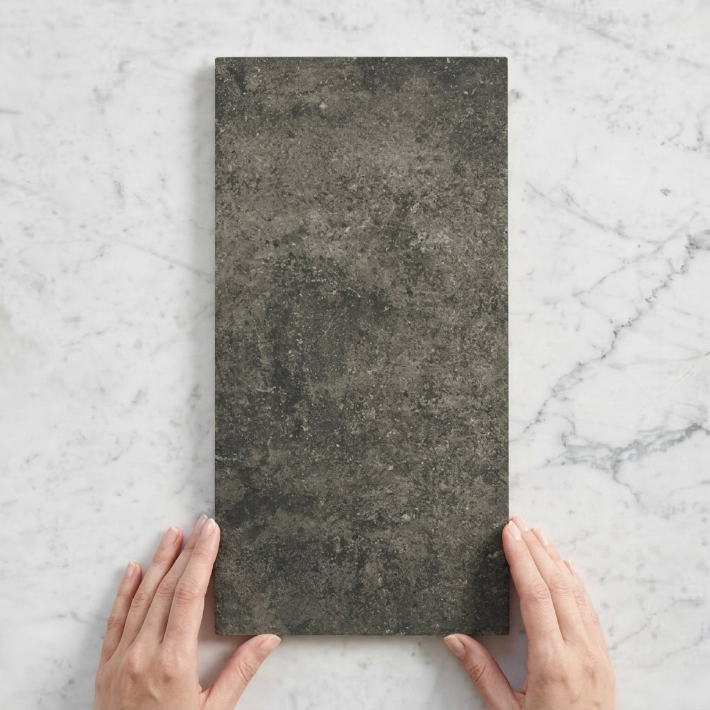 BT430-3 EARTH DARK GREY 300X600 MATT