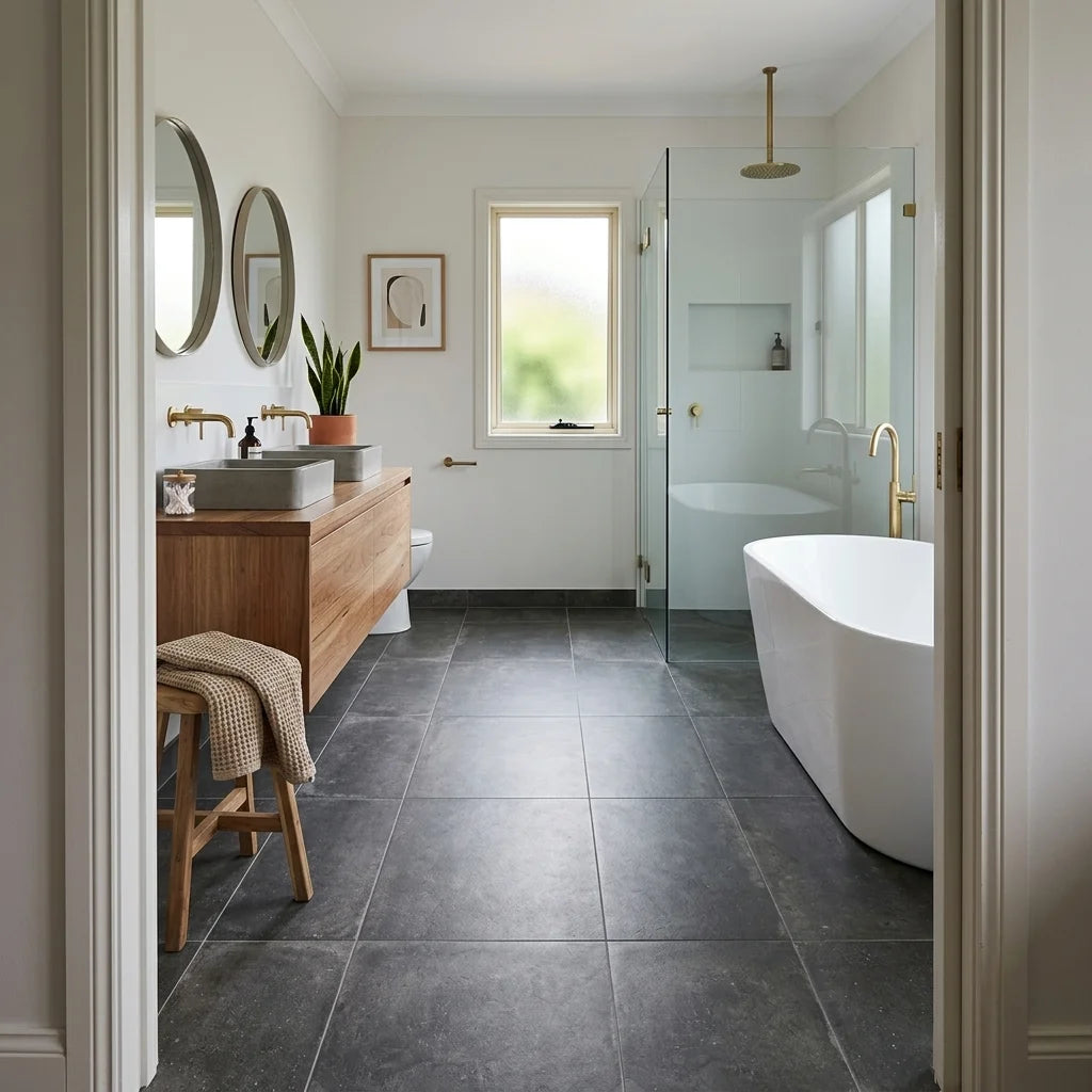 BT430 EARTH DARK GREY 600X600 MATT — ensuite bathroom