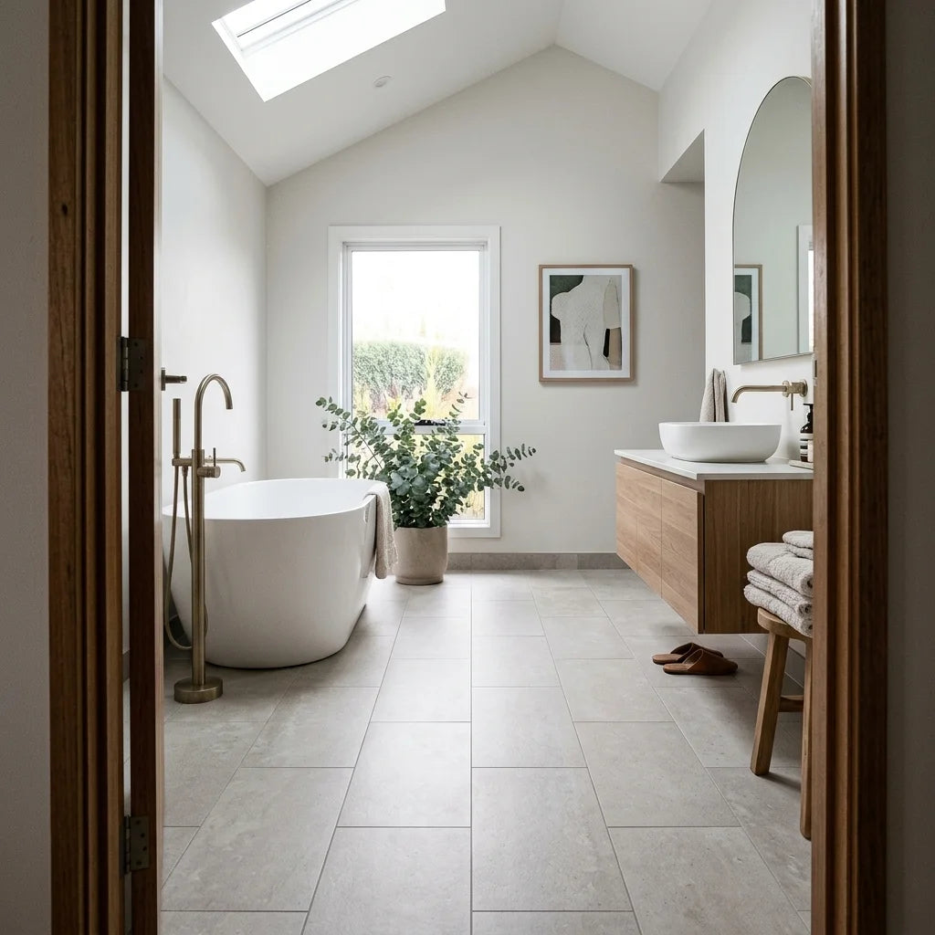 BT431-3 EARTH LIGHT GREY 300X600 MATT — main bathroom