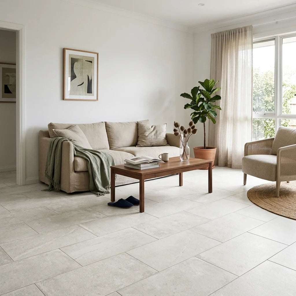 BT433-3 EARTH WHITE 300X600 MATT — living room
