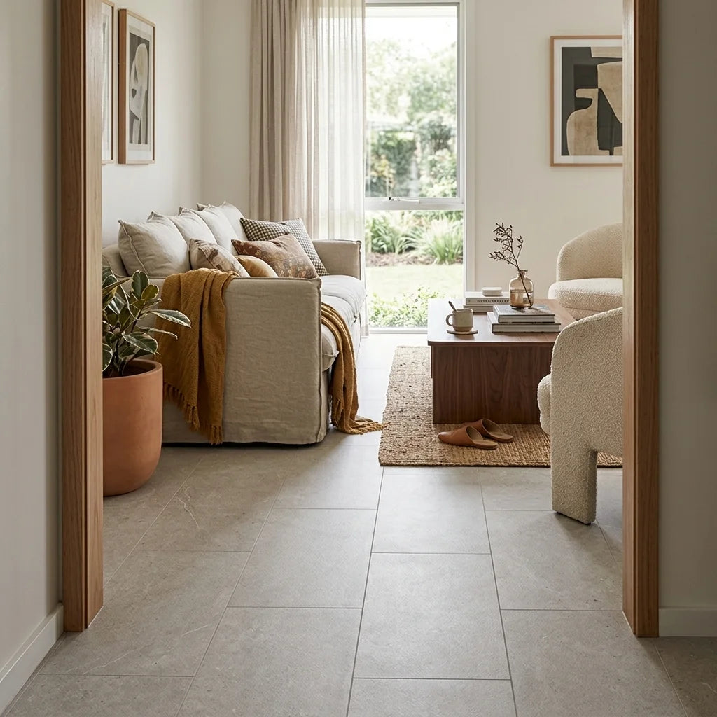 BT548-3 NORA SILVER 300X600 MATT — living room