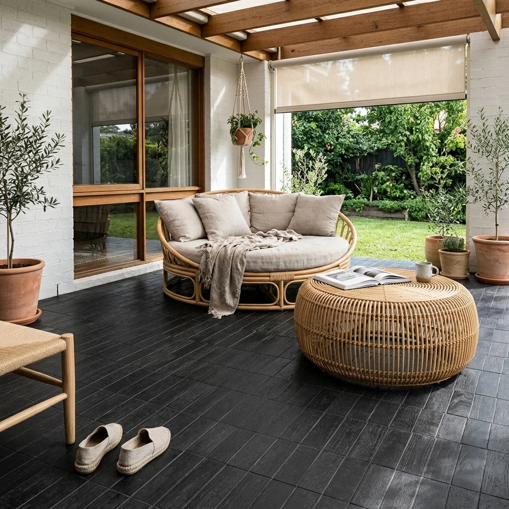 BT551 FIREWOOD CHARCOAL 1200X200 MATT — covered patio