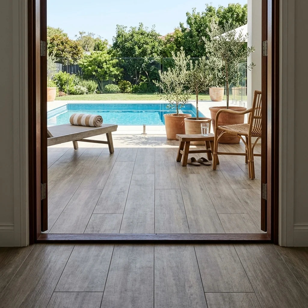 BT553 FIREWOOD OAK 200x1200 MATT — poolside terrace