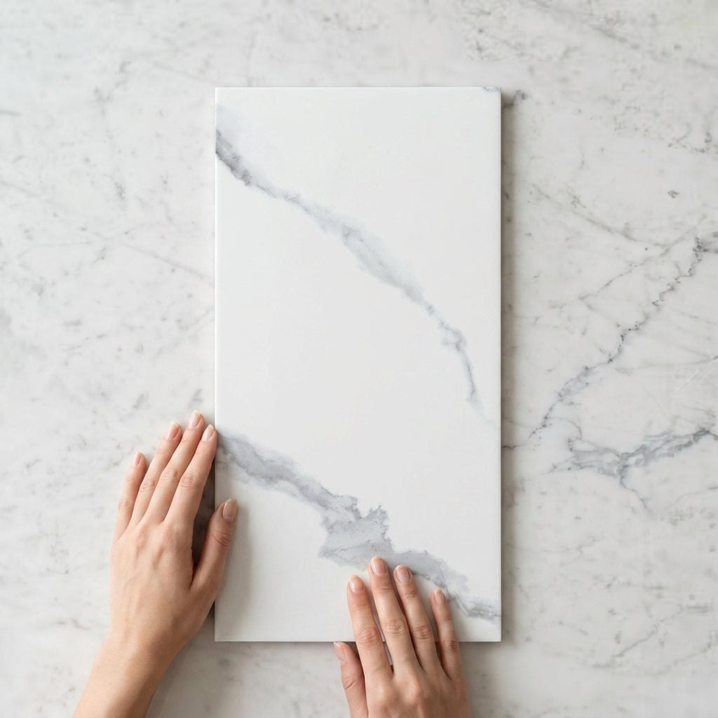 BT573-3 STONE POLISH CARRARA 300X600 POLISHED