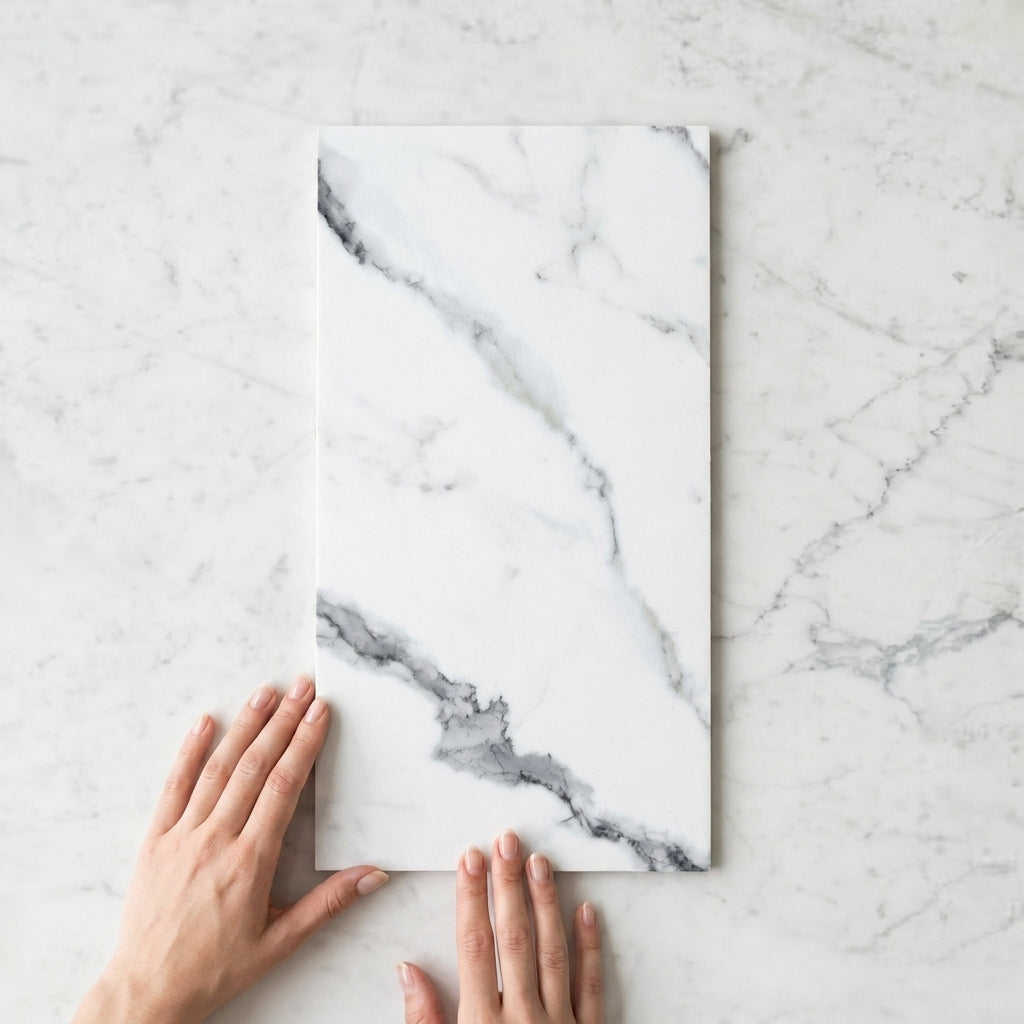 BT573-3 STONE POLISH CARRARA 300X600 POLISHED