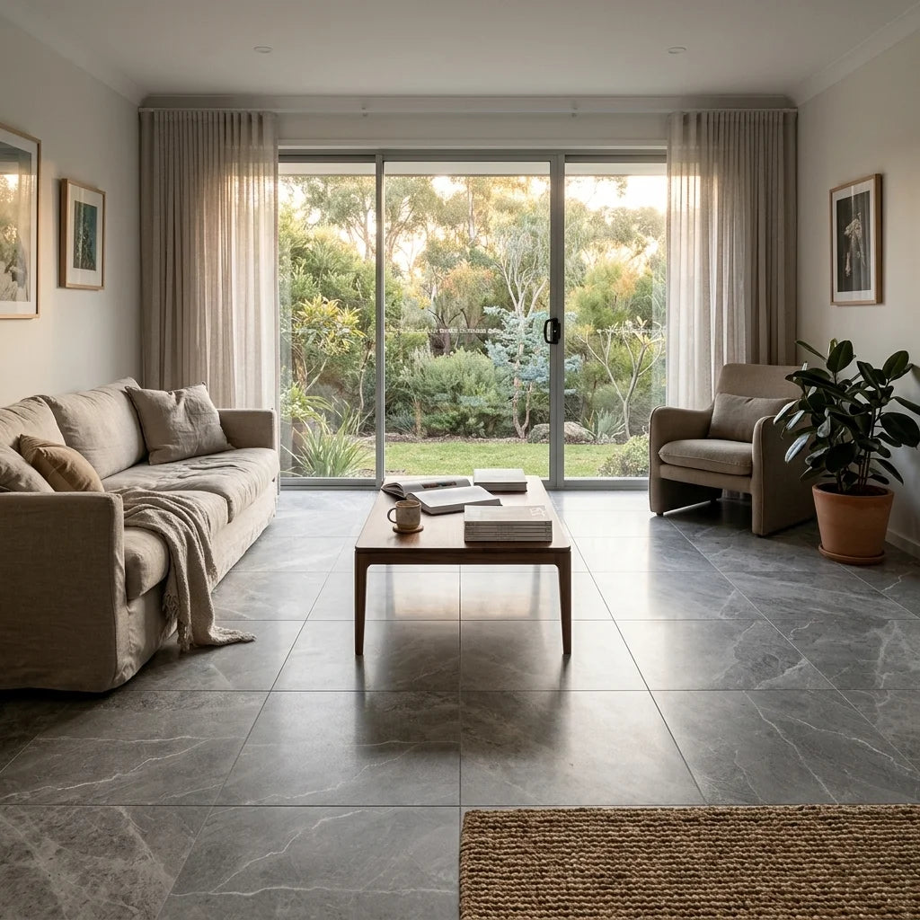 BT590 MYSTERY GREY 600X600 SATIN — living room
