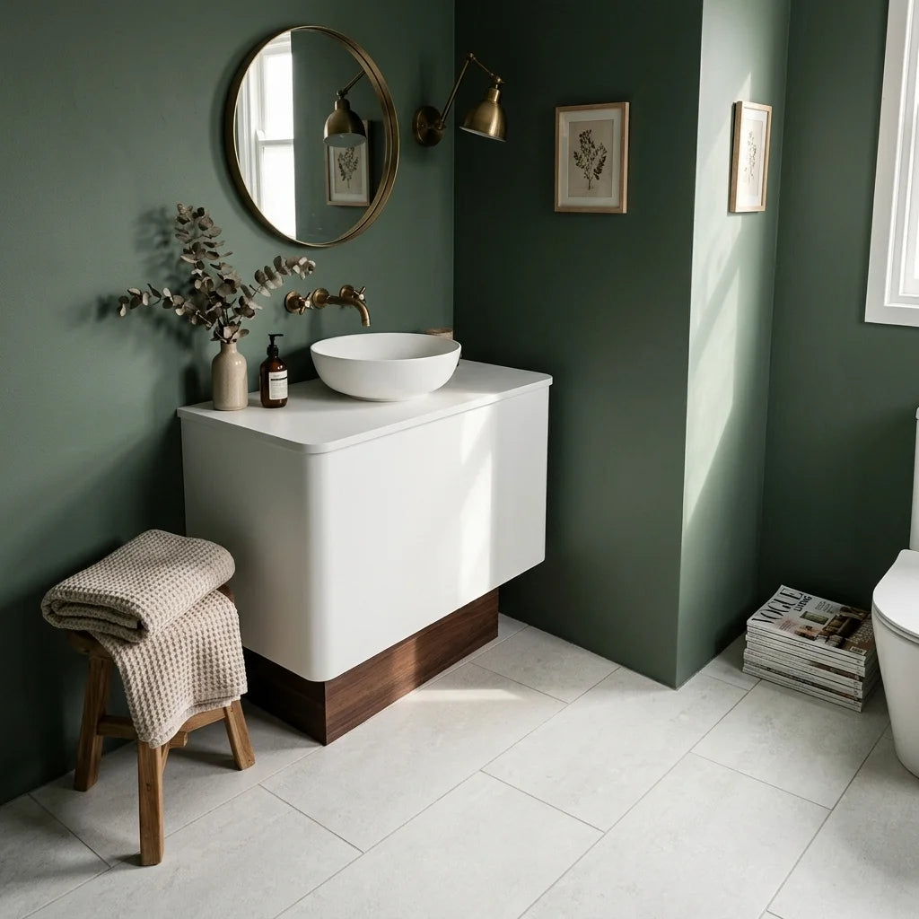 BT615-3 BETA WHITE 300X600 MATT — powder room