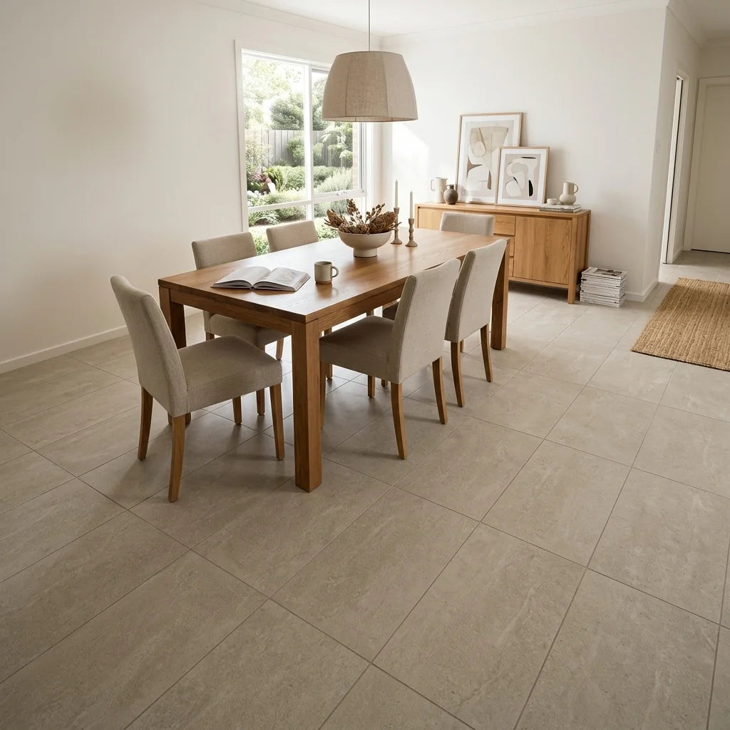 BT616-3 BETA BEIGE 300X600 MATT — dining room