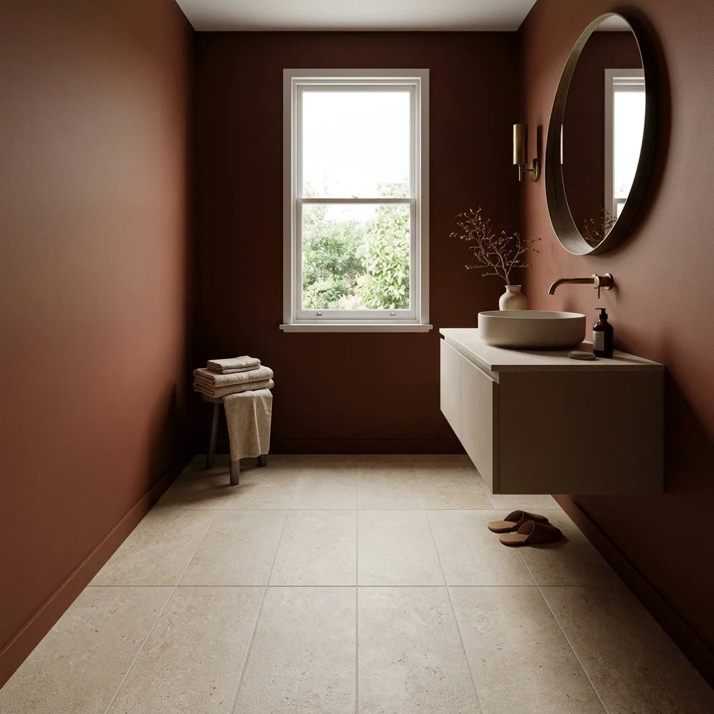 BT616-3 BETA BEIGE 300X600 MATT — powder room