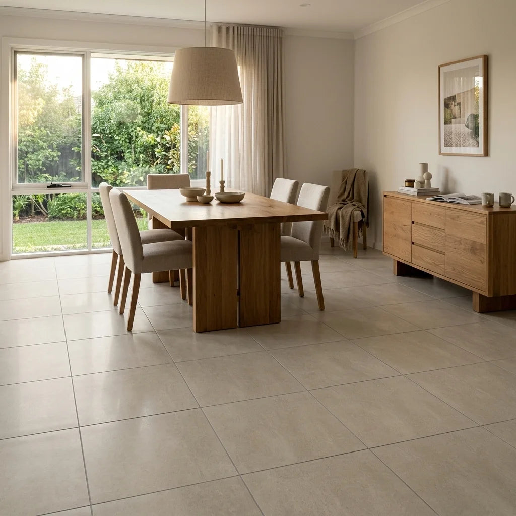 BT616 BETA BEIGE 600X600 MATT — dining room
