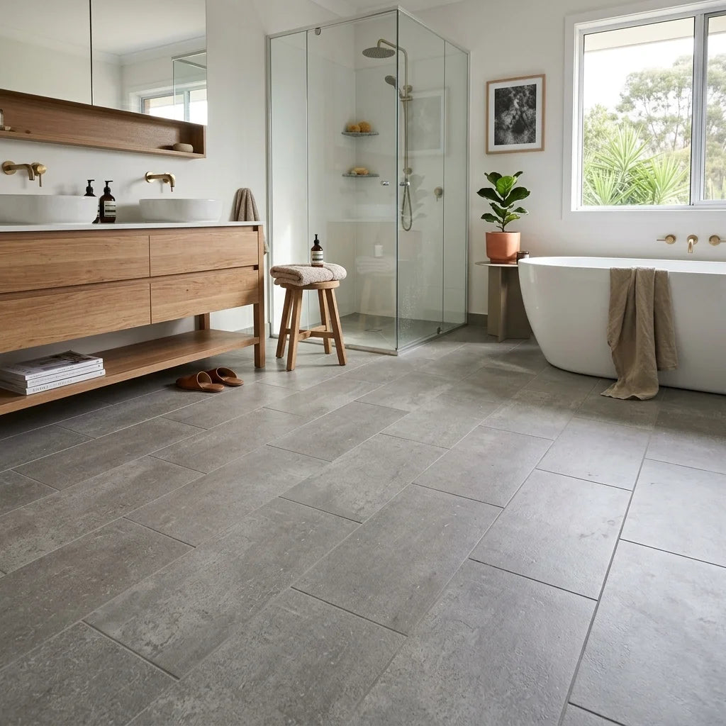 BT617-3 BETA GREY 300X600 MATT — ensuite bathroom