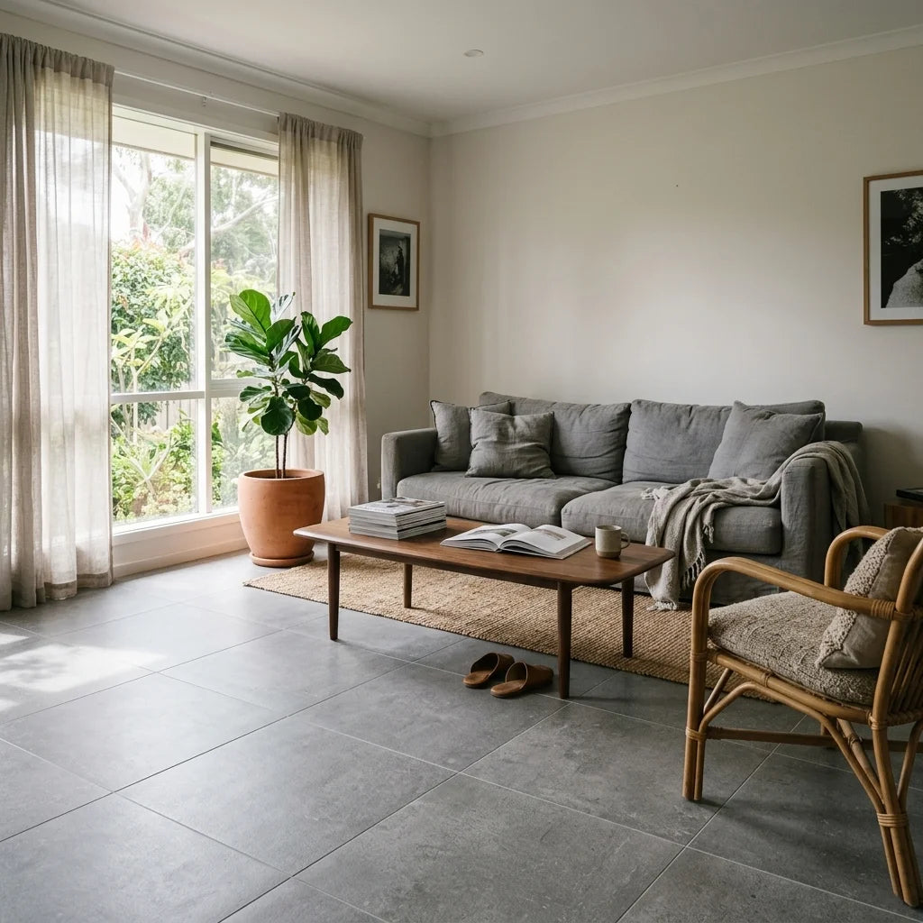 BT617 BETA GREY 600X600 MATT — living room