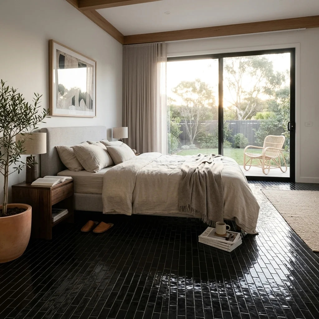 BT655 CLARA BLACK MATT — bedroom