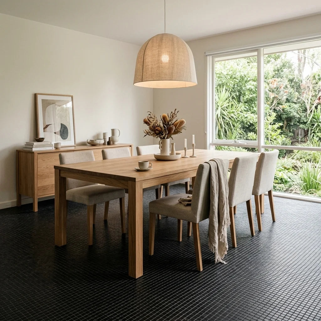 BT692 Richmond Black 200X200 MATT — dining room