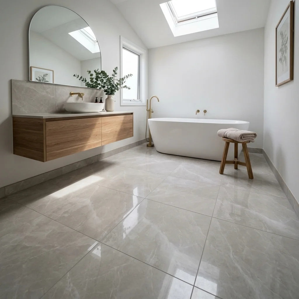 BT711 LAVA SEA FOAM 600X600 POLISHED — main bathroom