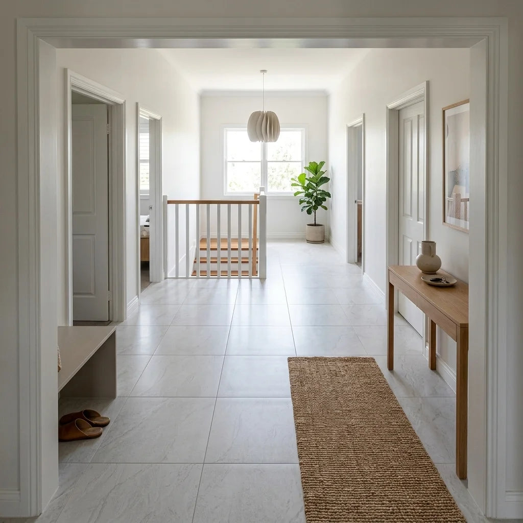 BT761 SEASHELL 600X600 SATIN — stair landing