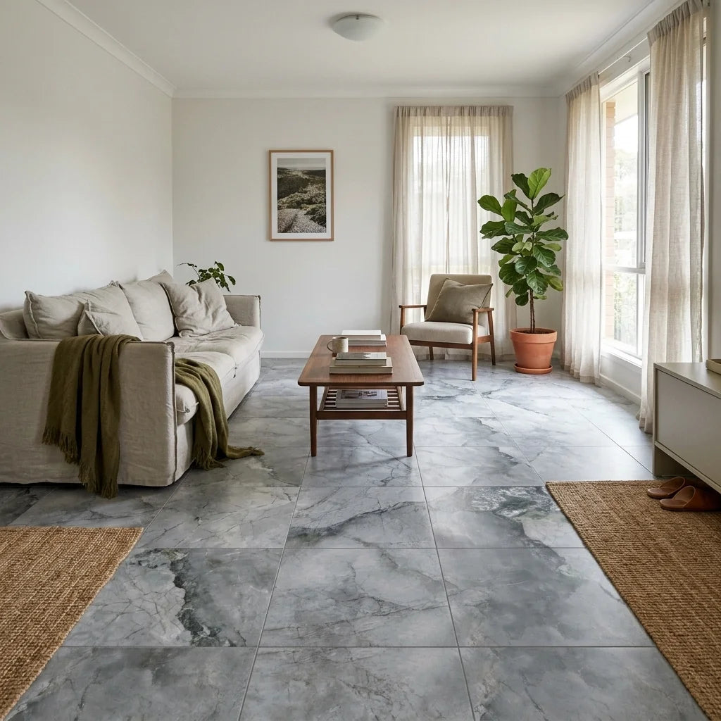 BT765 OCEAN GREY 600X600 POLISHED — living room