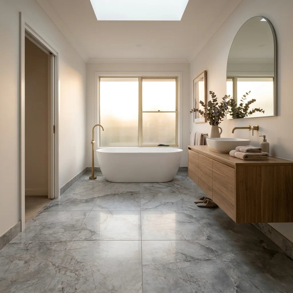 BT765 OCEAN GREY 600X600 POLISHED — main bathroom