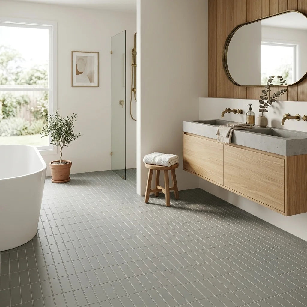 BT972 GREY PANNEL 0.29X0.29 — ensuite bathroom
