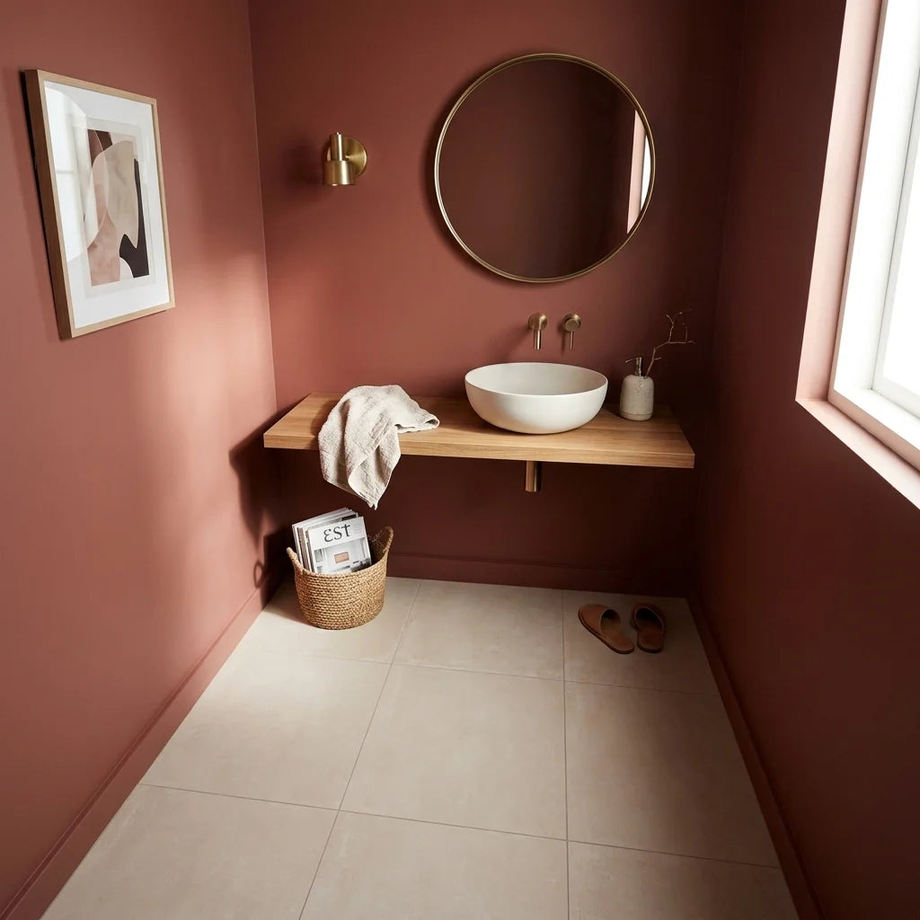 BT989 NINA BEIGE 600X600 MATT — powder room