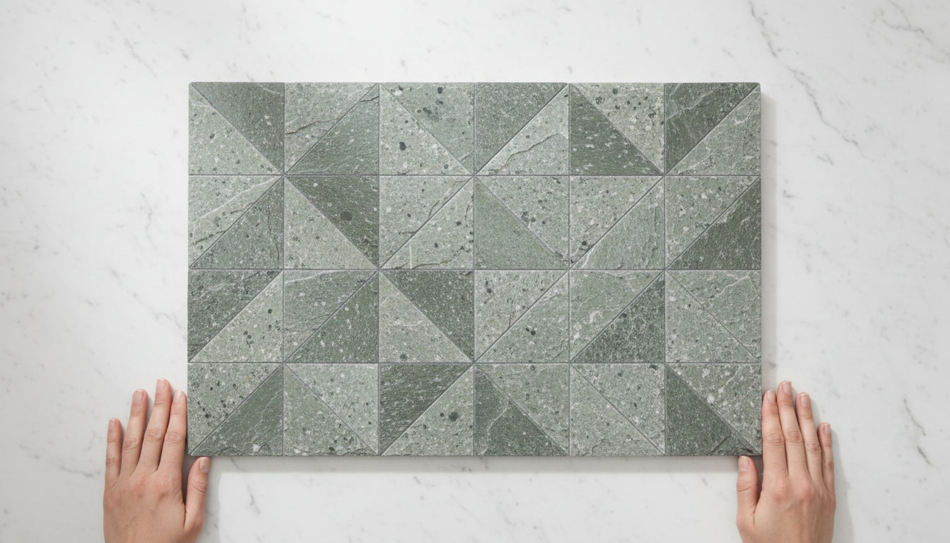 BTSS19 600X150 SAGE DIAMOND STONE