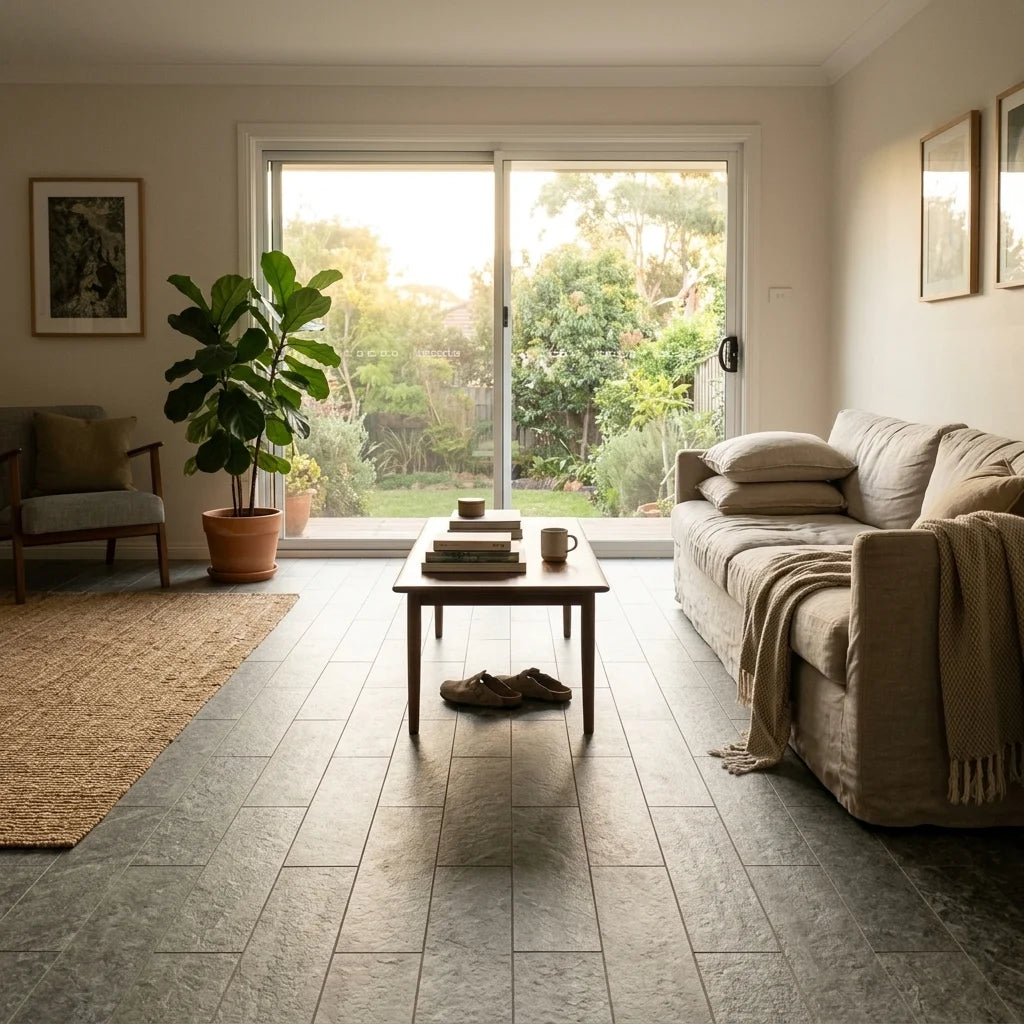 BTSS19 600X150 SAGE DIAMOND STONE — living room