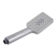 Square 3 Functions Brushed Nickel Rainfall Handheld Shower Head