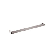 IVANO Series Square Brushed Nickel Single Towel Rail 600mm