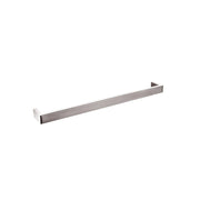 IVANO Series Square Brushed Nickel Single Towel Rail 800mm