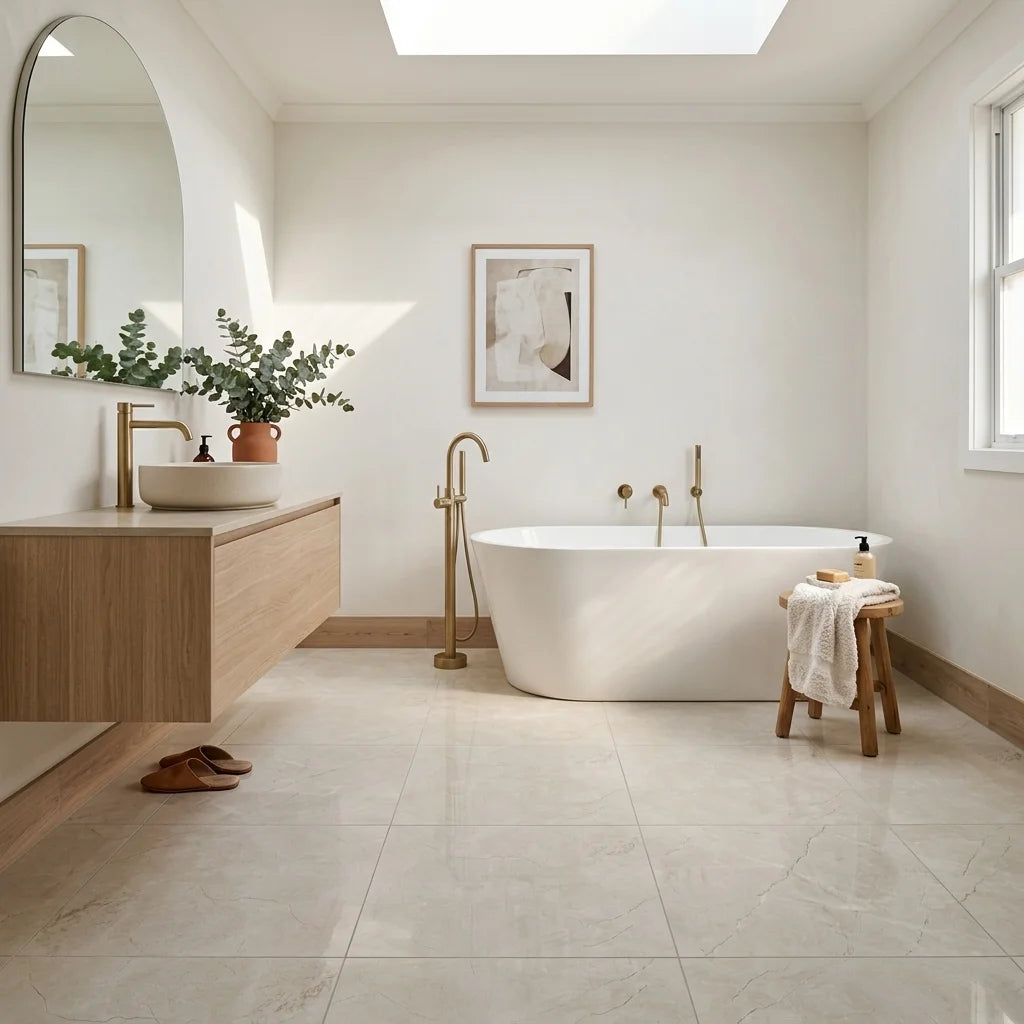 BURBERRY 600X600 POLISHED — main bathroom