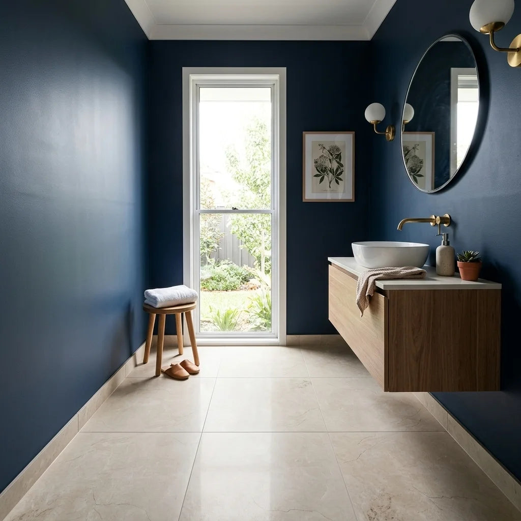 BURBERRY 600X600 POLISHED — powder room