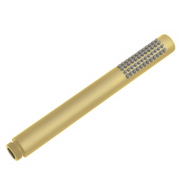 Round Single Function Brushed Brass Handheld Shower (Brass)