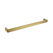 IVANO Series Square Brushed Yellow Gold Single Towel Rail 600mm