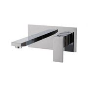 Blaze Chrome Bathtub Basin Wall Mixer With Spout
