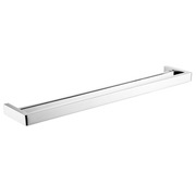 IVANO Series Square Chrome Double Towel Rail 800mm