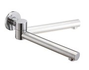 LUCID PIN Round Chrome Bathtub/Basin Swivel Wall Spout