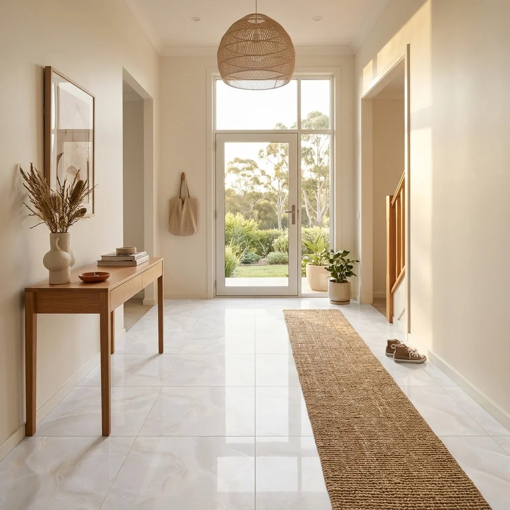 BHF308 ONYX WHITE 600X600 POLISH — entryway / foyer