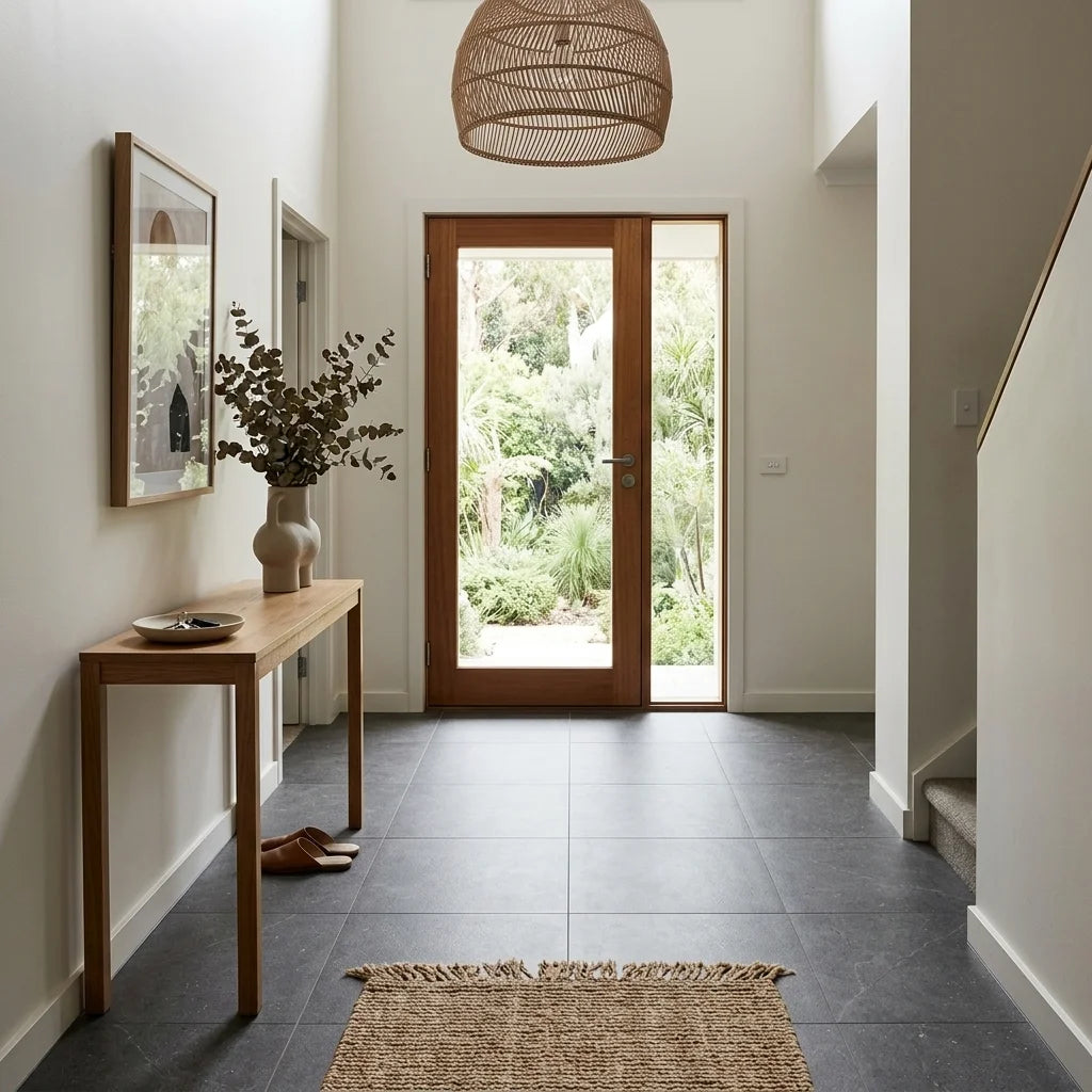 BHCV94 BERLINE SMOKE 600X600 LAPPATO — entryway / foyer