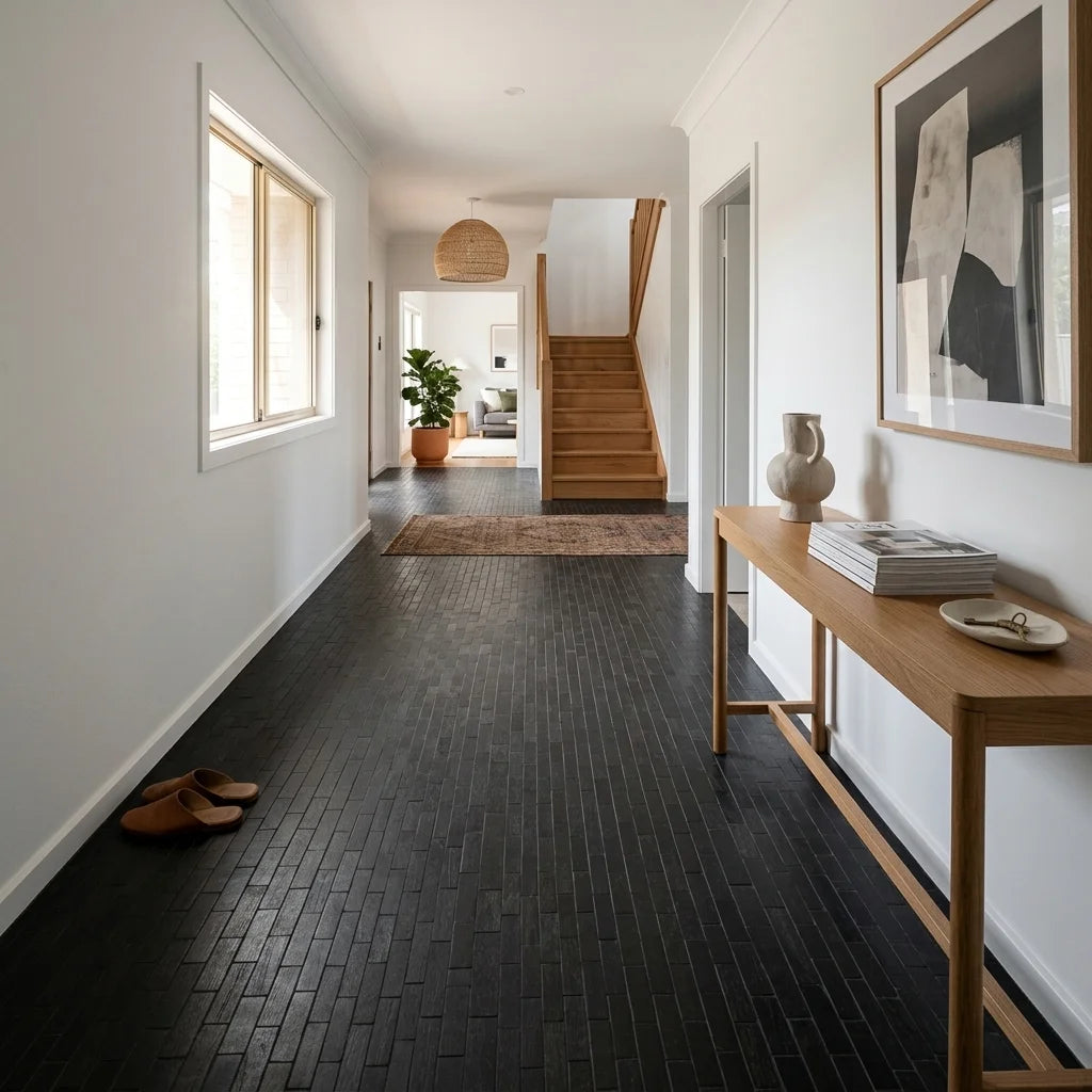 BT551 FIREWOOD CHARCOAL 1200X200 MATT — entryway / foyer
