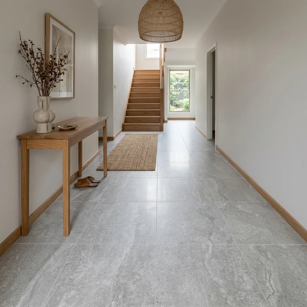 BHCS102 CANE GREGIO 600X600 SMOOTH GRIP — entryway / foyer