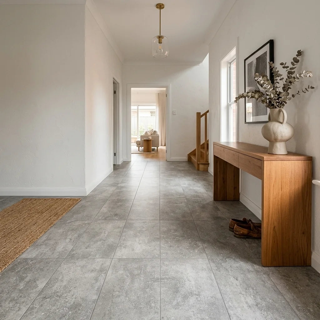 BT432-3 EARTHMID GREY 300X600 MATT — entryway / foyer