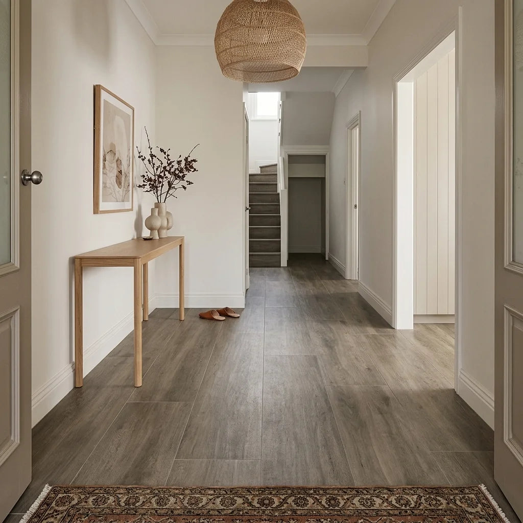 BT554 FIREWOOD WALNUT 1200X200 MATT — entryway / foyer