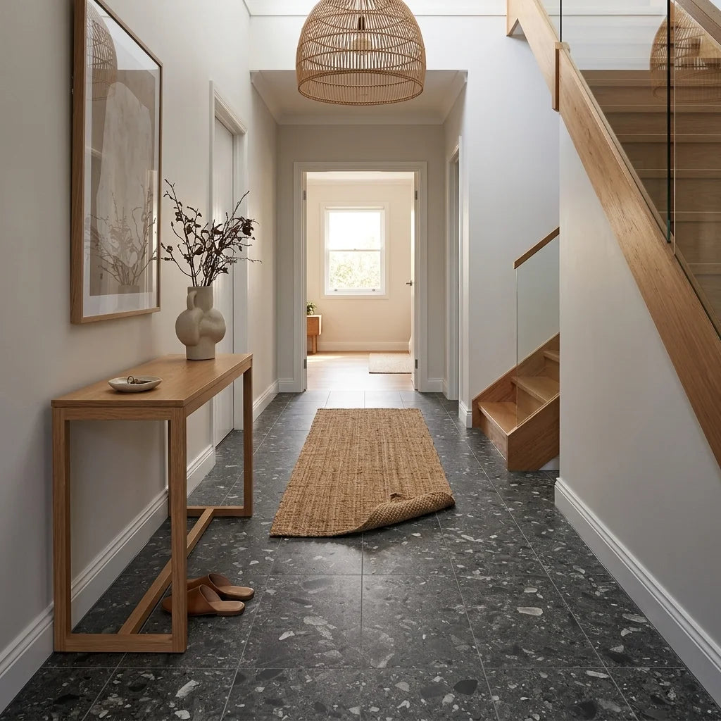 BT1132 BEACH DARK GREY 6X12 MATT — entryway / foyer