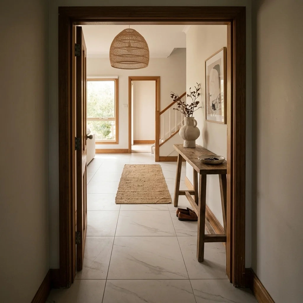 BT440 EARTH CARRARRA MATT 600X600 MATT — entryway / foyer