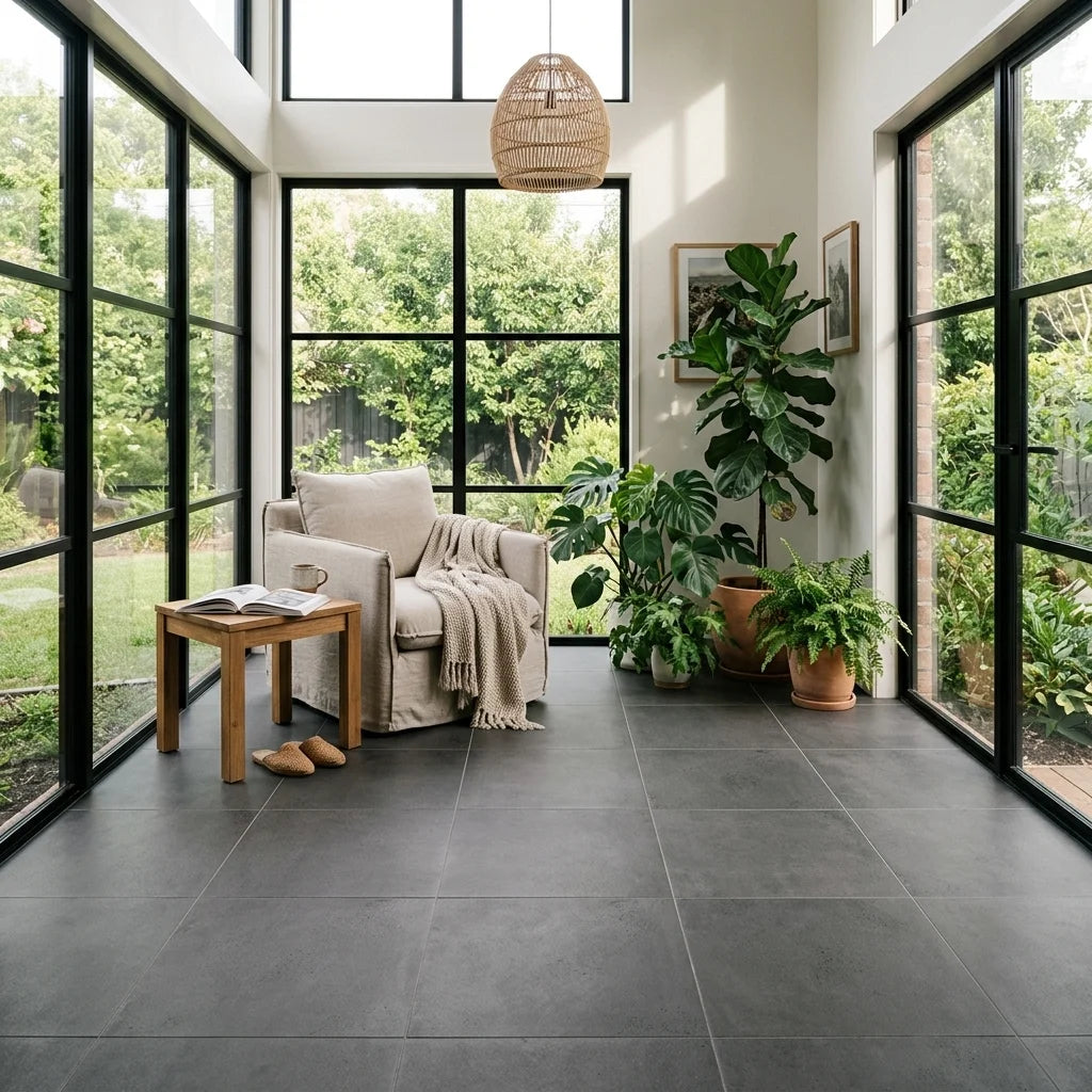 BT4031 KIARA CHARCOAL 600X600 MATT — sunroom / garden room