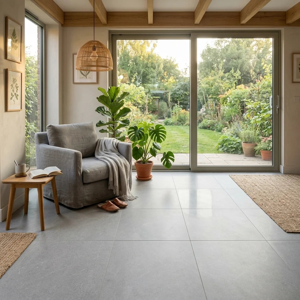BHCV80 BERLINE GREY 600X600 MATT — sunroom / garden room