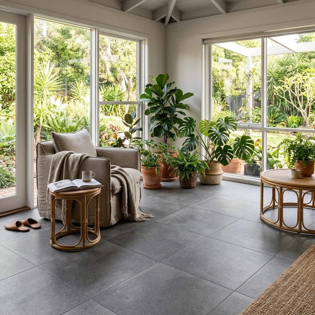 BT4028 Emporium Dark Grey 600X600 MATT — sunroom / garden room
